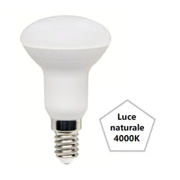 LAMPADINA REFLECTOR R50 A LED 4,9W LUCE NATURALE 4000K 470 LUMEN E27 BOT