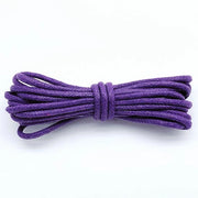 2 paia di cavi in cotone cerato di 100 cm - Cavi cerati a forma rotonda di 2,5 mm - Cavi cerati robusti a forma rotonda - Cavi cerati duraturi - Cavi per stivali - Cavi cerati impermeabili in pelle - Per scarpe e stivali eleganti