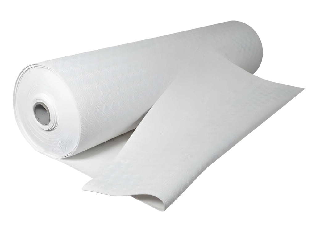 Mollettone Copritavolo Gommato Antiscivolo Protezione Tavolo Colore Bianco - 140x160 - Bianco
