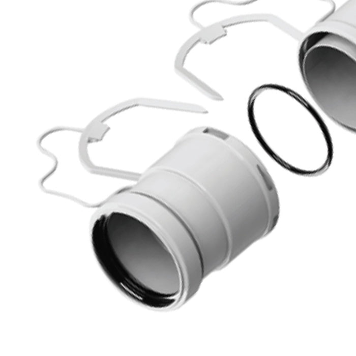 Kit adattatori per tubo flessibile con sistema antisgancio 1 maschio piã¹ 1 femmina