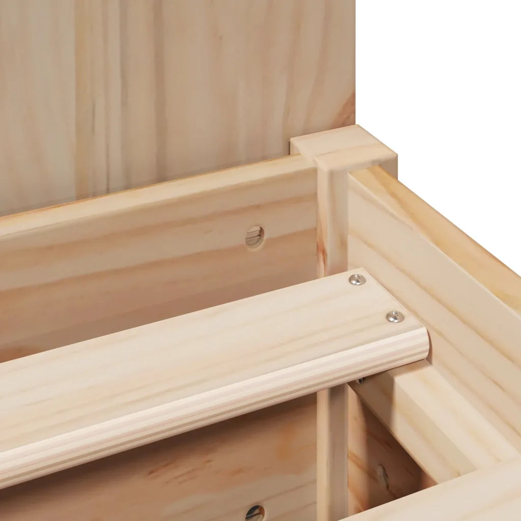 Letto Libreria senza Materasso 135x190 cm in Legno di Pino 3322957