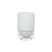 Porta spazzolini bianco - serie grid