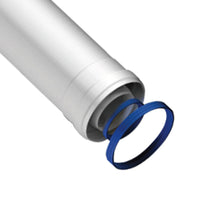 Prolunga coassiale universale maschio-femmina di d 60/100 mm in alluminio e acciaio