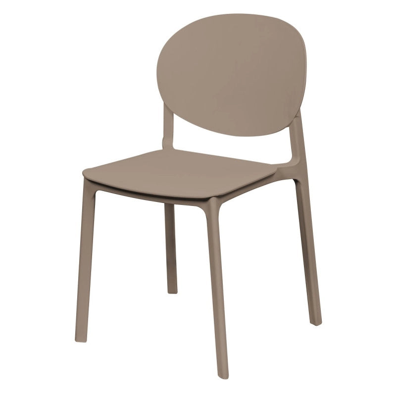Sedia In Pp Eloise Tortora 47,5x57x79 Cm