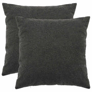 Federa 2 pcs HEERLEN Grigio Scuro 65 x 65 cm Bouclé 912963