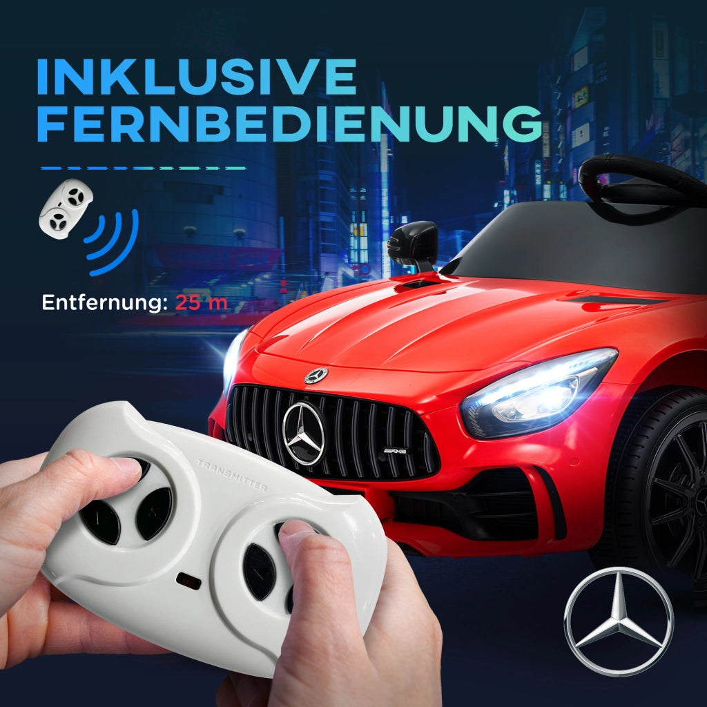 Auto Elettrica per Bambini Mercedes ¨C Xylo ¨C Rosso con Telecomando Luci e Musica