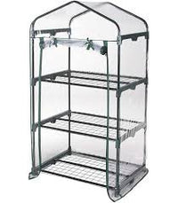 Serra VerdeMax “Azalea” 3 ripiani 70 × 50 × H 125 cm – telo trasparente incluso