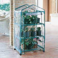 Serra VerdeMax “Azalea” 3 ripiani 70 × 50 × H 125 cm – telo trasparente incluso