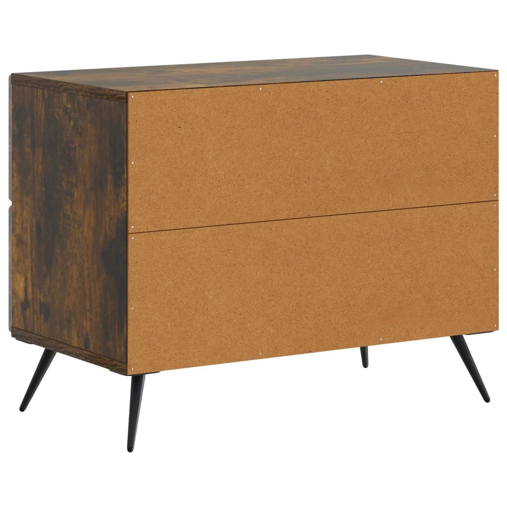 Armadio da Notte Rovere Fumo 62 x 34,5 x 47,5 cm 895470