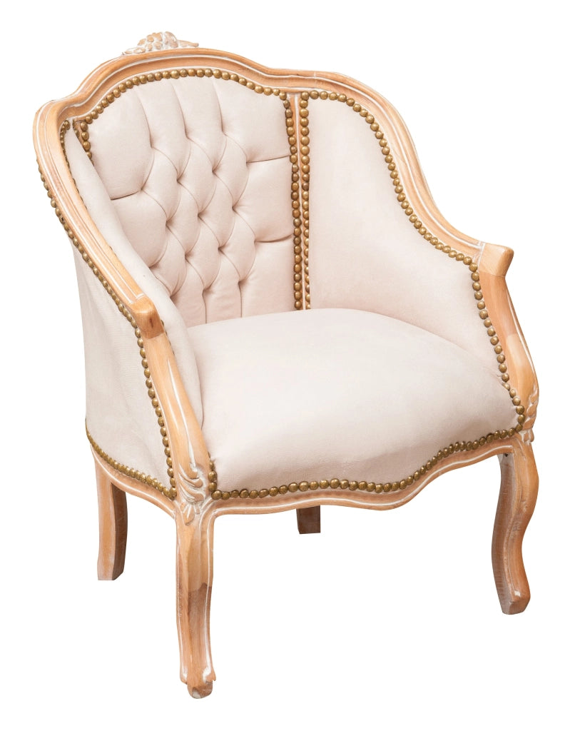 Biscottini Poltrona stile francese Luigi XVI in legno massello di faggio XVI, faggio,