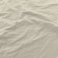 Set Lenzuola Matrimoniale Sopra Sotto e 2 Federe Linea Water Washed Crema