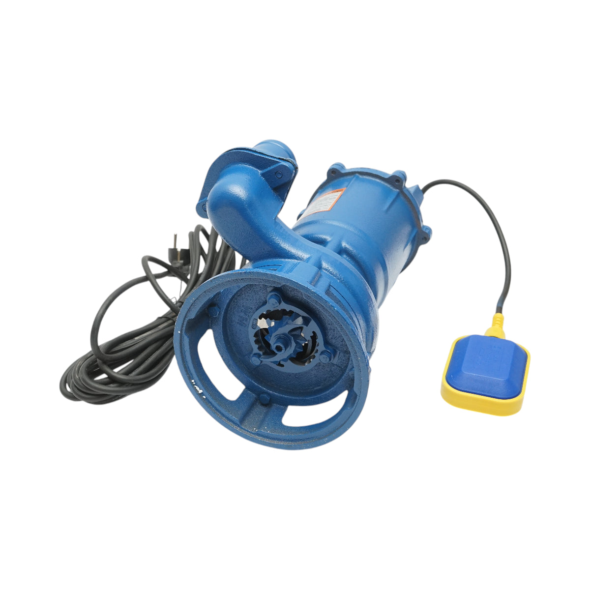 Pompa sommersa per acque sporche con galleggiante e trituratore 750W, 220V, portata 300 L/min, prevalenza 10 m, modello WQDS15-8-0.75F Breckner Germany