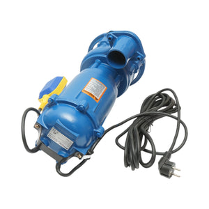 Pompa sommersa per acque sporche con galleggiante e trituratore 750W, 220V, portata 300 L/min, prevalenza 10 m, modello WQDS15-8-0.75F Breckner Germany
