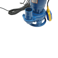 Pompa sommersa per acque sporche con galleggiante e trituratore 750W, 220V, portata 300 L/min, prevalenza 10 m, modello WQDS15-8-0.75F Breckner Germany