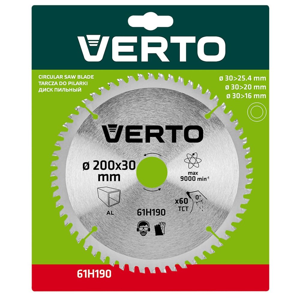 Topex 61h190 lama per sega circo colare carburo di silicio 200 x