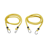 Set di 2 corde elastiche con ganci 10x1200mm per l'ancoraggio del carico Crownman