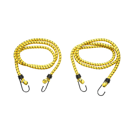 Set di 2 corde elastiche con ganci 10x1200mm per l'ancoraggio del carico Crownman