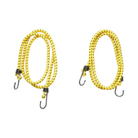 Set di 2 corde elastiche con ganci 8x1200mm per l'ancoraggio del carico Crownman