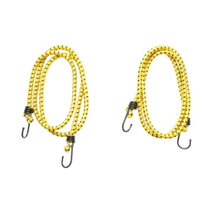 Set di 2 corde elastiche con ganci 8x1200mm per l'ancoraggio del carico Crownman