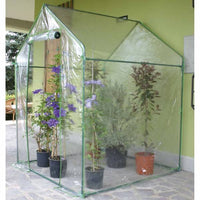 Serra Casetta Verdemax “Clematis” 155×155×H205 cm – telo trasparente incluso