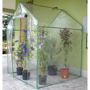 Serra Casetta Verdemax “Clematis” 155×155×H205 cm – telo trasparente incluso