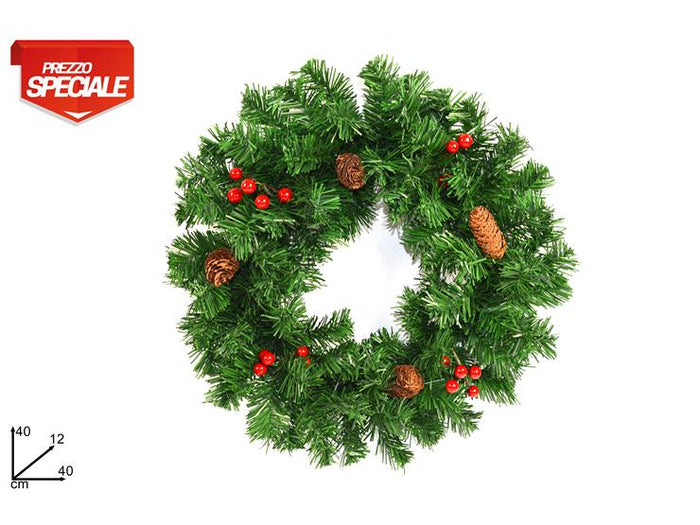 GHIRLANDA PER PORTA 40CM