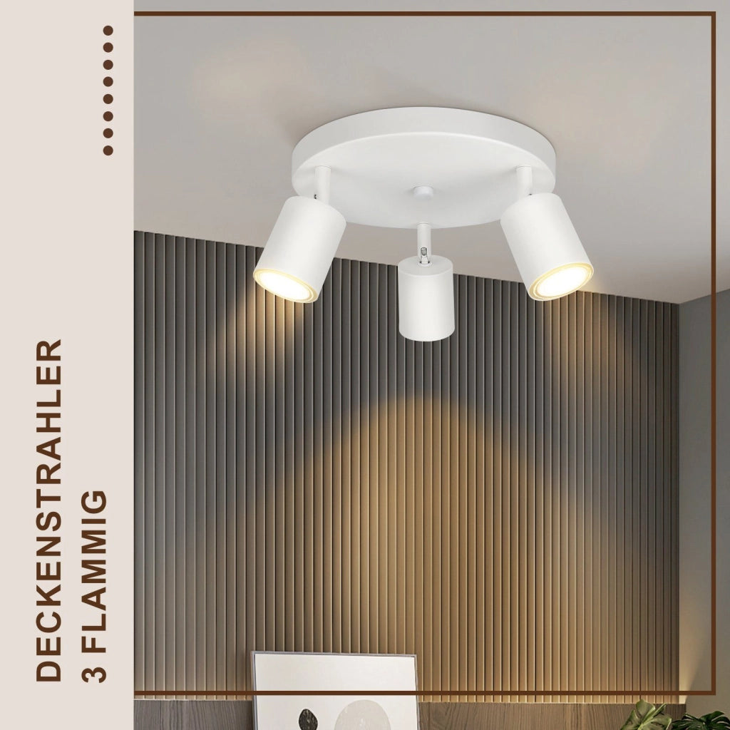 ZMH Faretto da soffitto LED rotondi GU10 moderni per soggiorno camera letto