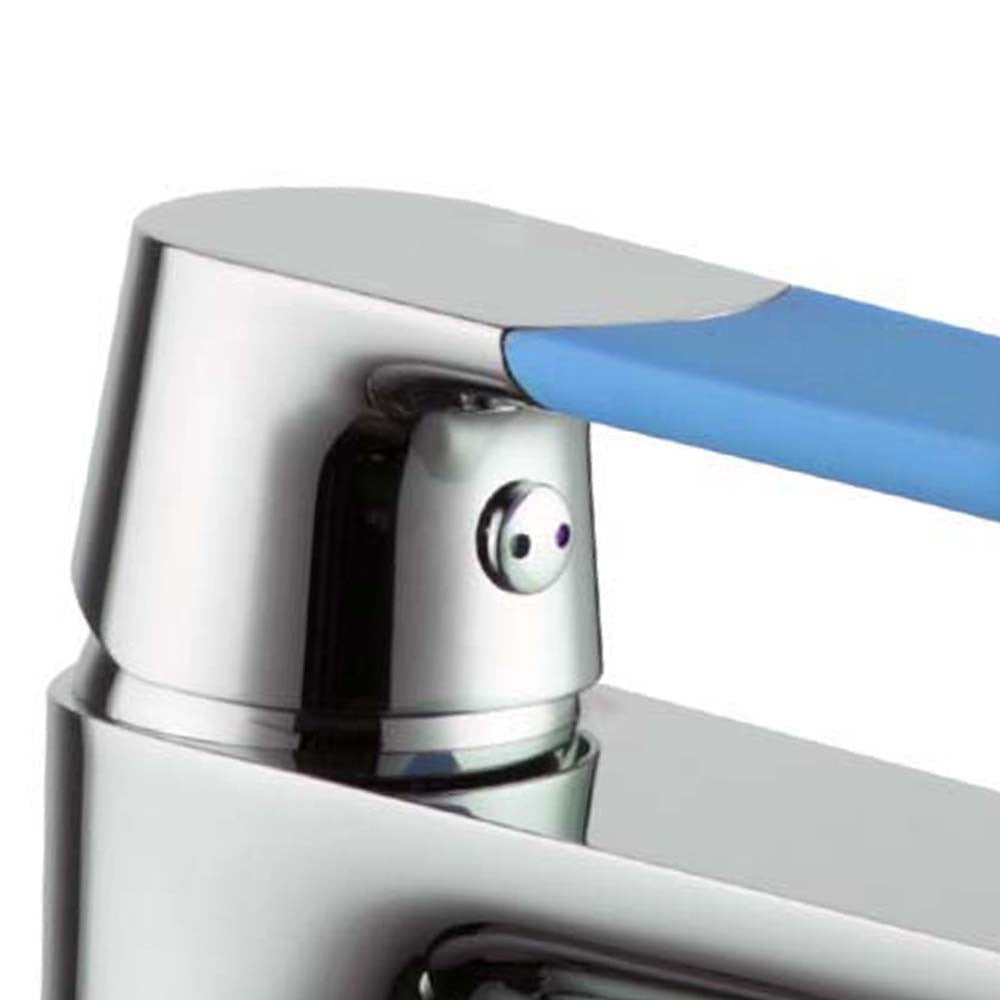 Maniglia azzurra per serie ginevra