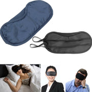 Trade Shop - Mascherina Da Viaggio Per Dormire Buio Benda Maschera Con Molla Occhi Notte -