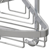 Mensola doccia angolare attractive doppia con appendini