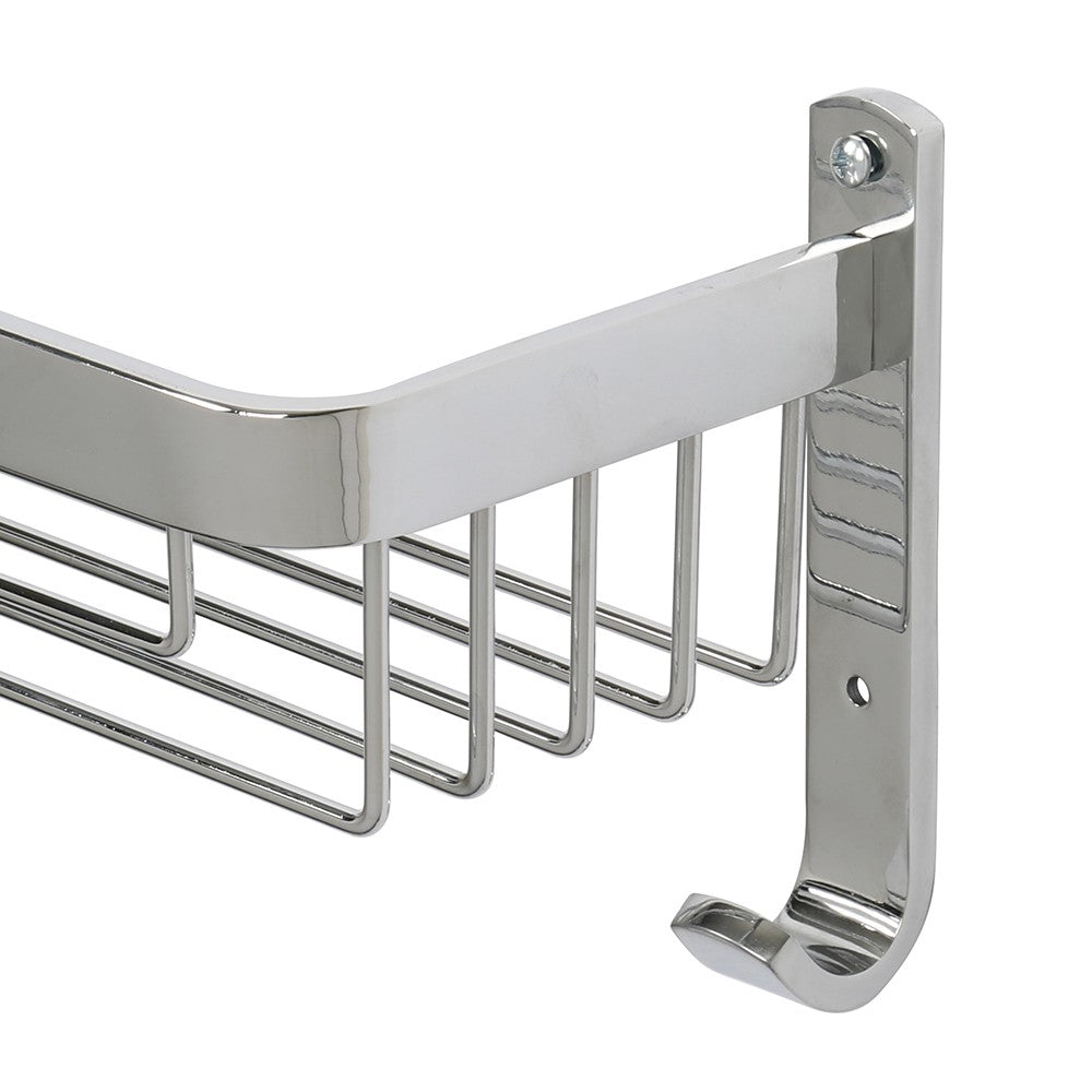 Mensola doccia rettangolare attractive con appendini