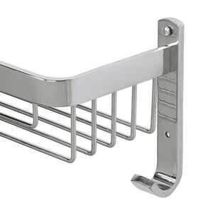 Mensola doccia rettangolare attractive con appendini