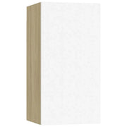 Mobile TV | Armadietto TV | Mobile Porta TV Bianco Rovere Sonoma 30,5x30x60 cm Legno Multistrato