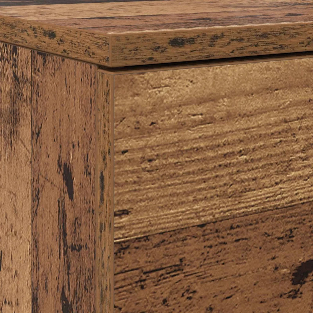 Mobile per scarpe con porta-Scarpiera Legno vecchio 100,5 x 28 x 100 cm
