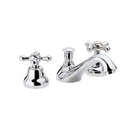 Batteria lavabo con vitoni ceramici 3 fori remer stile retro serie liberty