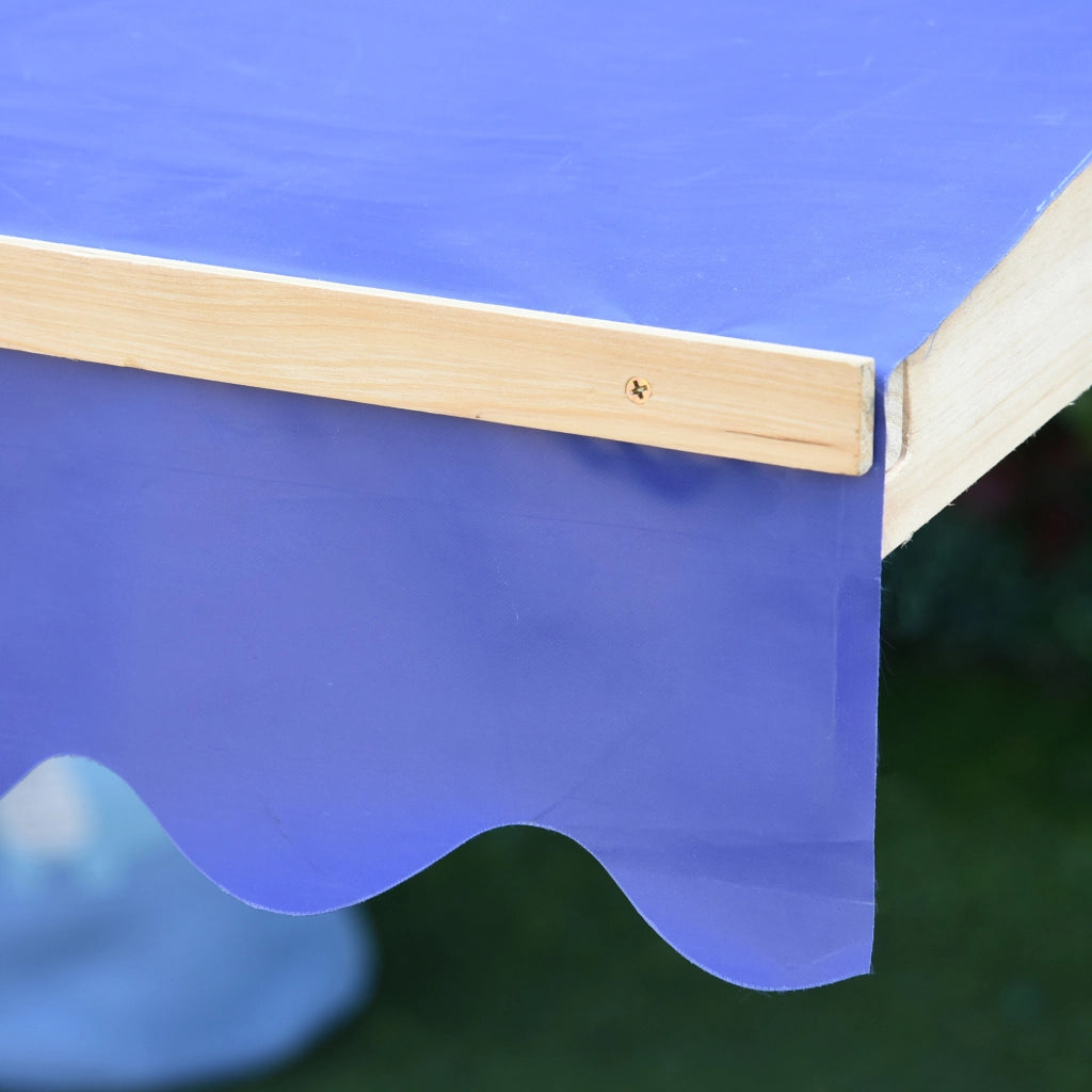 Sandbox in Legno Quadrato con Coperchio ¨C Zephmum ¨C 120x120x120 cm