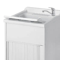 Lavatoio in resina con kit di montaggio 45 x 50