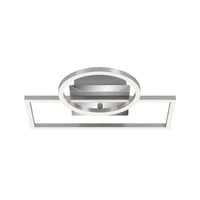 Applique Moderna Frames Metallo Cromo Led Integrato 19W 3000K