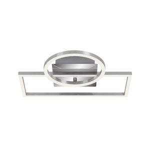 Applique Moderna Frames Metallo Cromo Led Integrato 19W 3000K