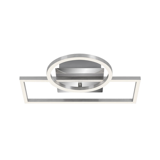 Applique Moderna Frames Metallo Cromo Led Integrato 19W 3000K