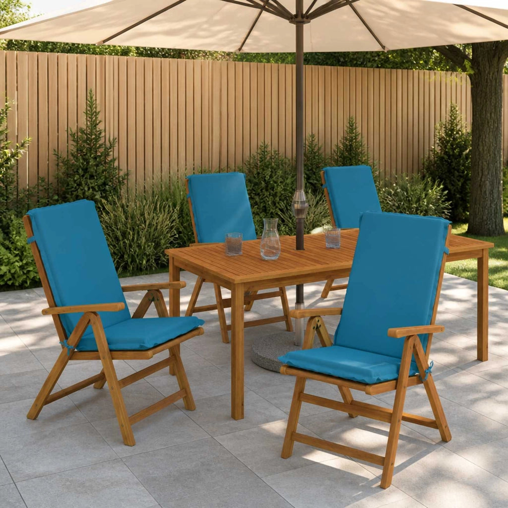 Cuscini Bhair Alto Schienale in 4 Pezzi GEMERT 4 pcs Azzurro 945925