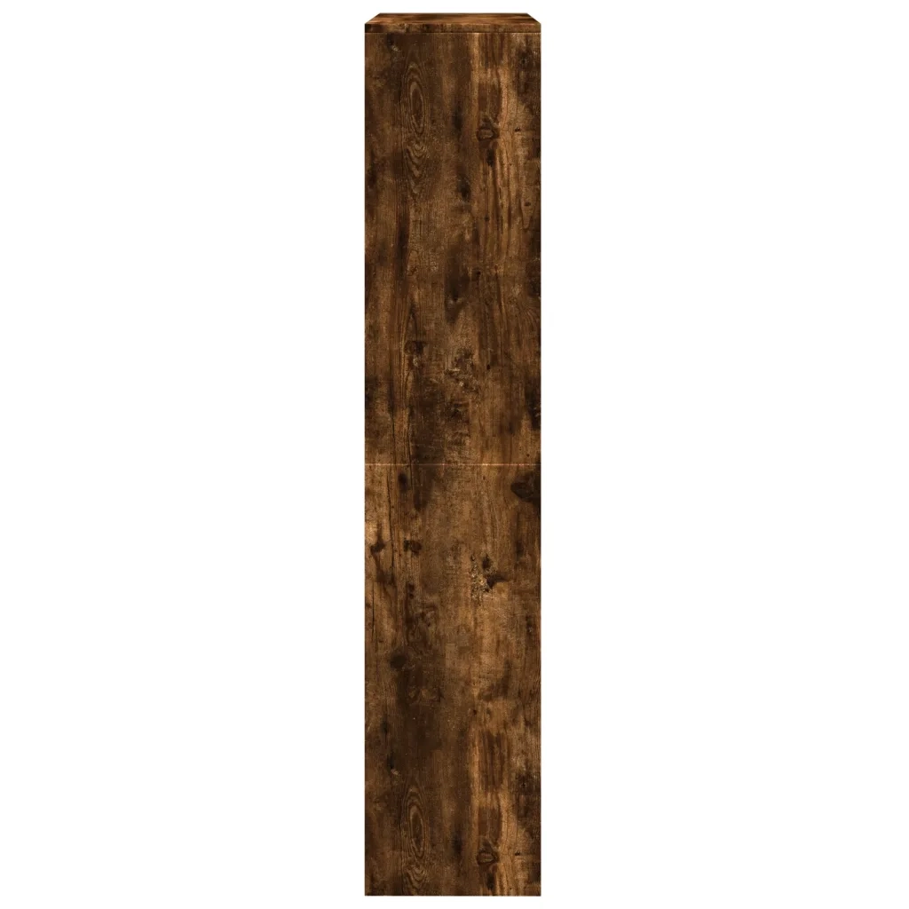 Libreria 4 Ripiani Rovere Fumo 143,5x29x143,5 cm in Truciolato 857998