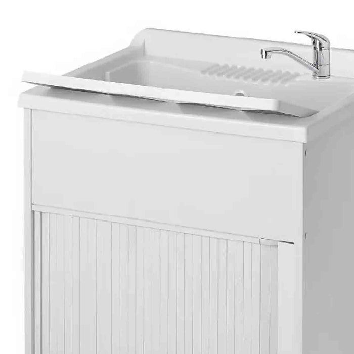 Lavatoio in resina con kit di montaggio 60 x 60