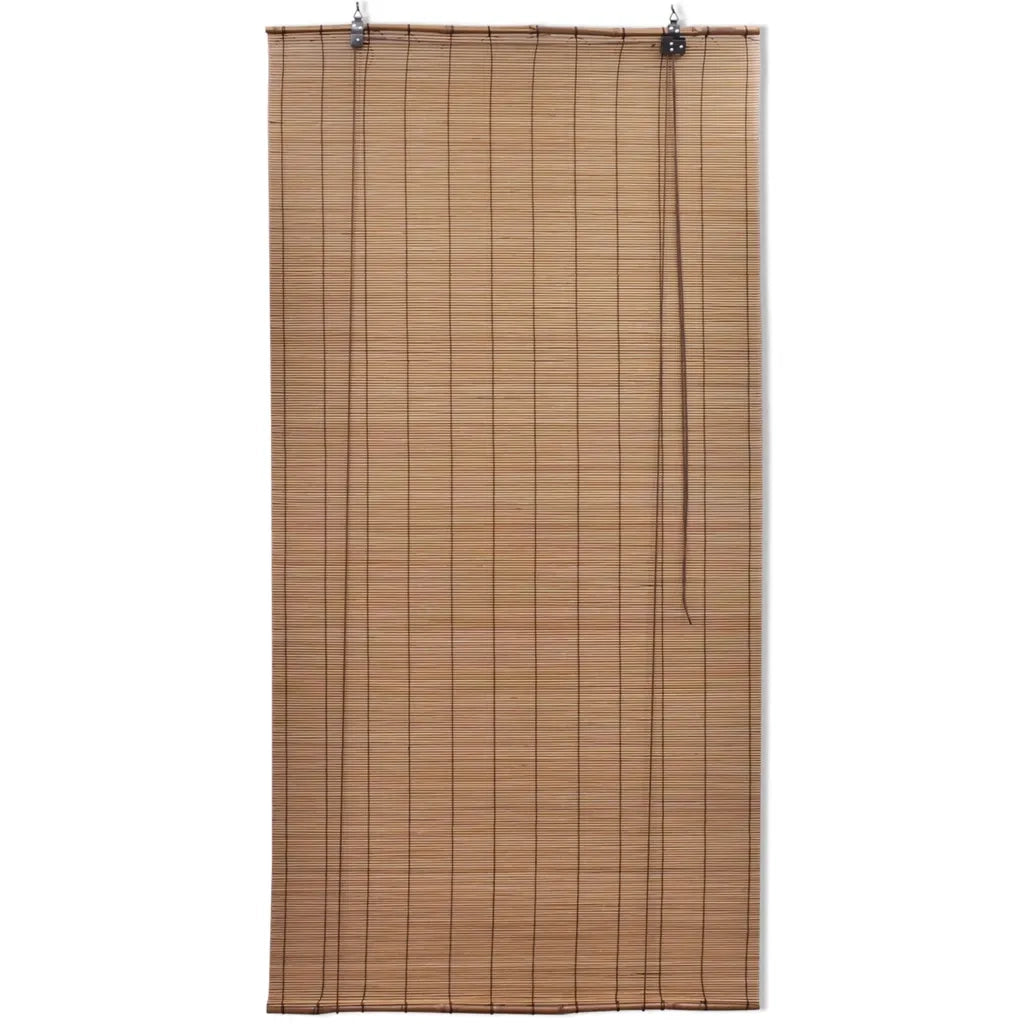 Tenda Avvolgibile in Bambù 140x220 cm Marrone 245815