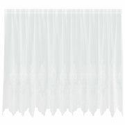 Tenda in Pizzo con tende Bianco 180 x 300 cm Poliestere