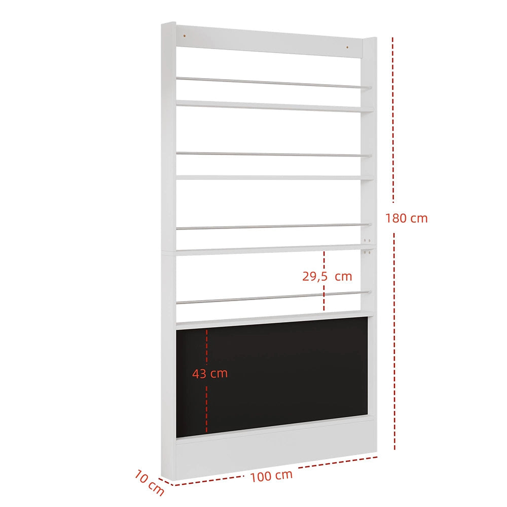 Set scrivania + libreria - Xylo - 2 pezzi per bambini, bianco