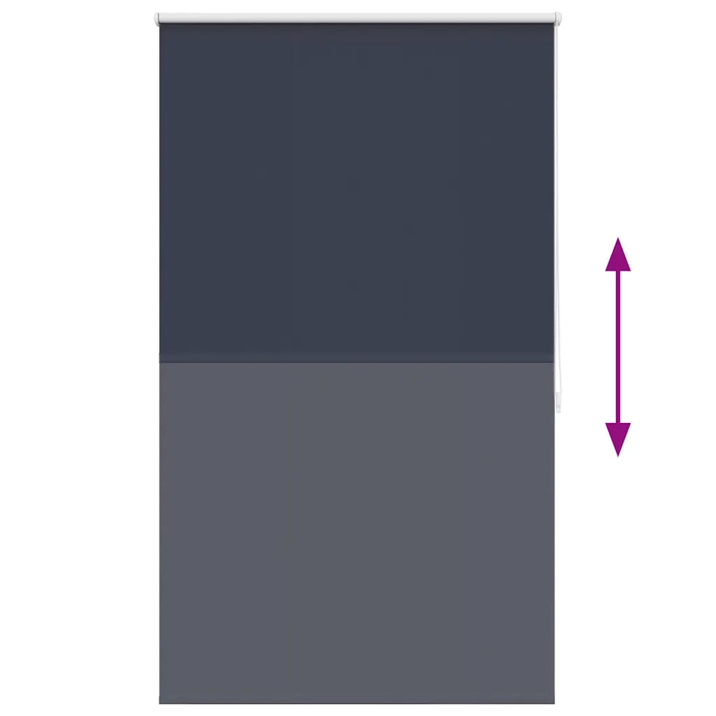 Tenda a rullo oscurante 124,4x175 cm Tessuto Larghezza 120 cm blu marino 240128