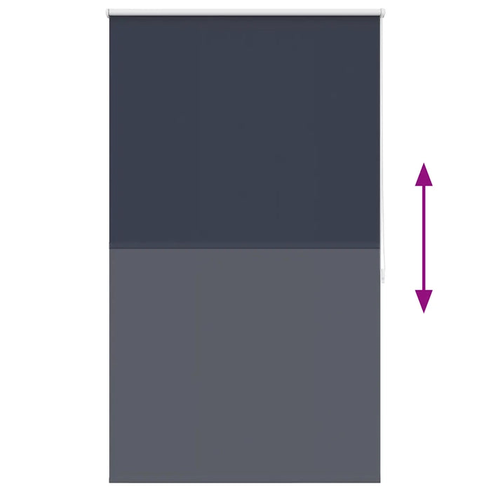 Tenda a rullo oscurante 124,4x175 cm Tessuto Larghezza 120 cm blu marino 240128