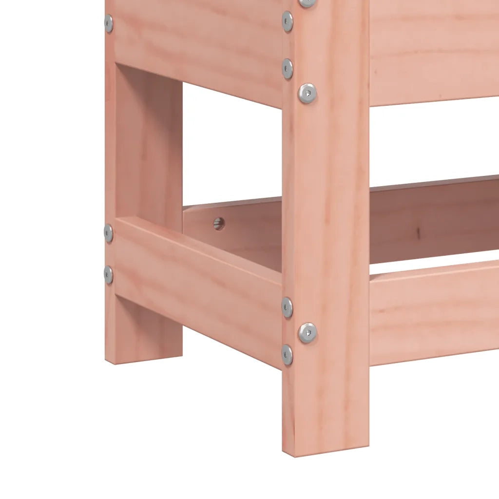 Sedia da giardino-Poggiapiedi da Giardino 62x30x32cm in Legno Massello di Douglas