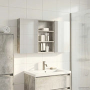Set di Armadi da Bagno con porta 3 pcs 120 x 10,5 x 60,5 cm
